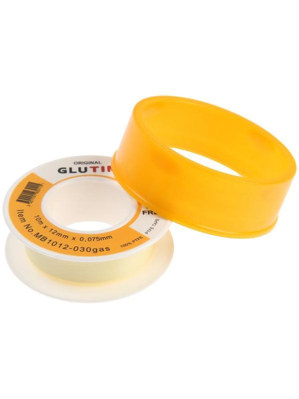 Лента ФУМ TIM MB1012-030gas, для газа, 12 мм х 0,075 мм х 10 м