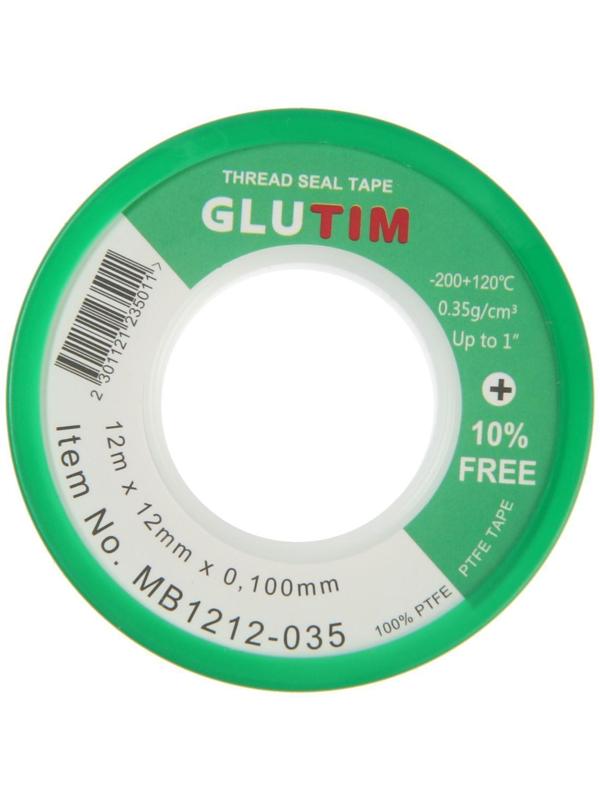 Лента ФУМ TIM MB1212-035, для воды, 12 мм х 0,1 мм х 12 м