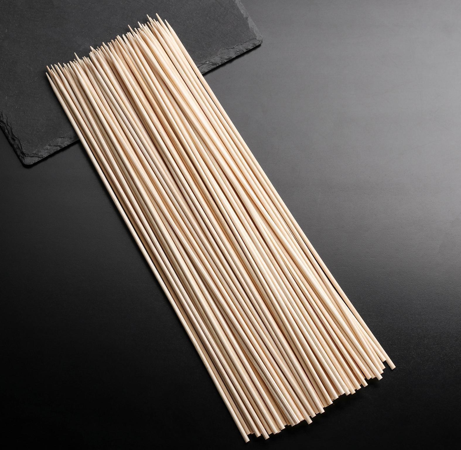 Шампур деревянный Magistro, 30×0,3 см, 100 шт, берёза