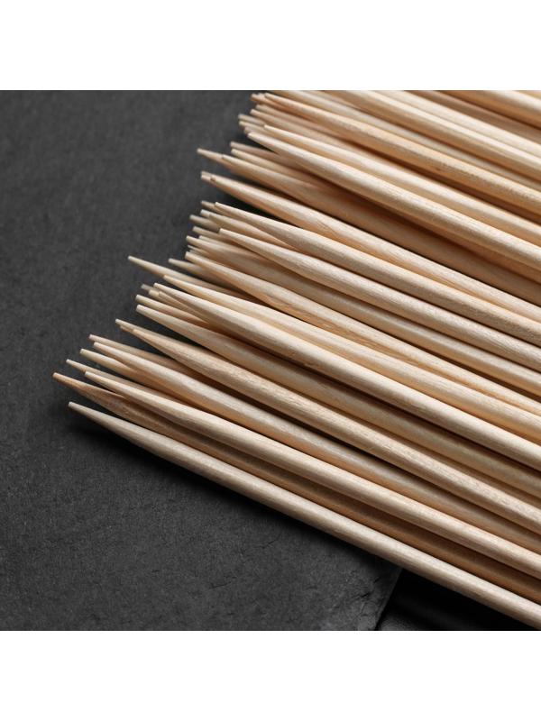 Шампур деревянный Magistro, 30×0,3 см, 100 шт, берёза