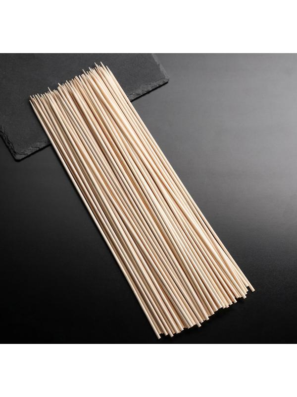 Шампур деревянный Magistro, 30×0,3 см, 100 шт, берёза