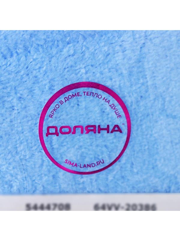 Чалма для сушки волос с пуговкой, микрофибра, цвет МИКС