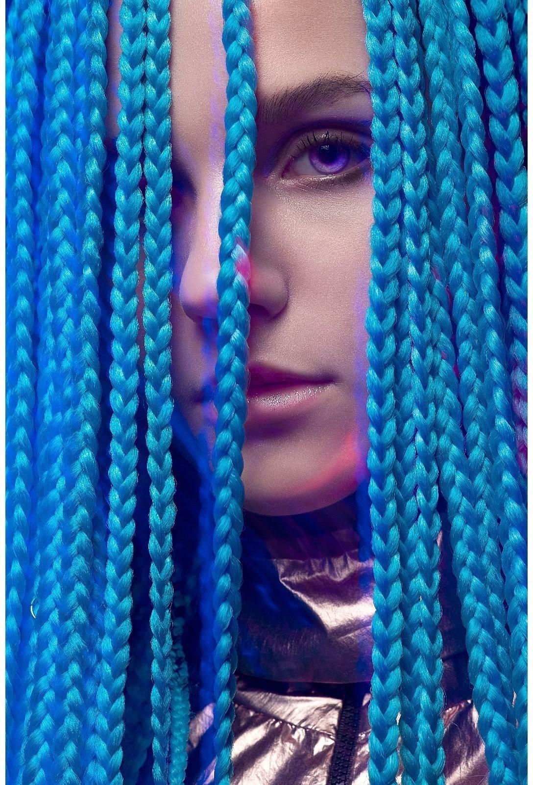 Косы для афрорезинок, 60 см, 15 прядей (CE), цвет русый(#10)