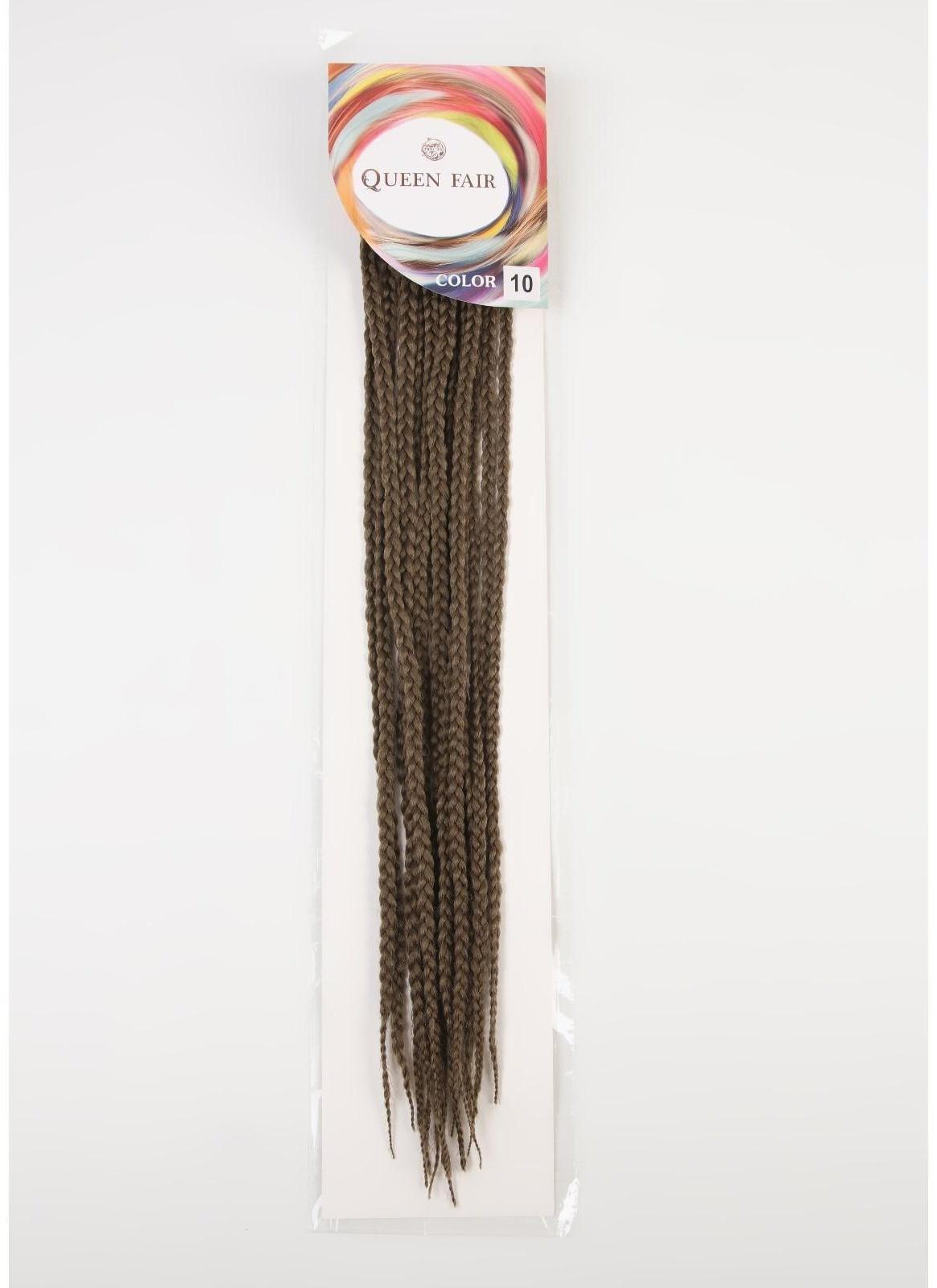 Косы для афрорезинок, 60 см, 15 прядей (CE), цвет русый(#10)