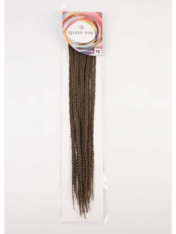 Косы для афрорезинок, 60 см, 15 прядей (CE), цвет русый(#10)