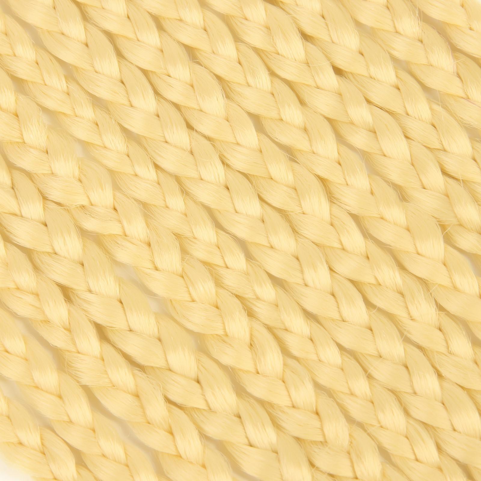 Косы для афрорезинок, 60 см, 15 прядей (CE), цвет белый(#613)