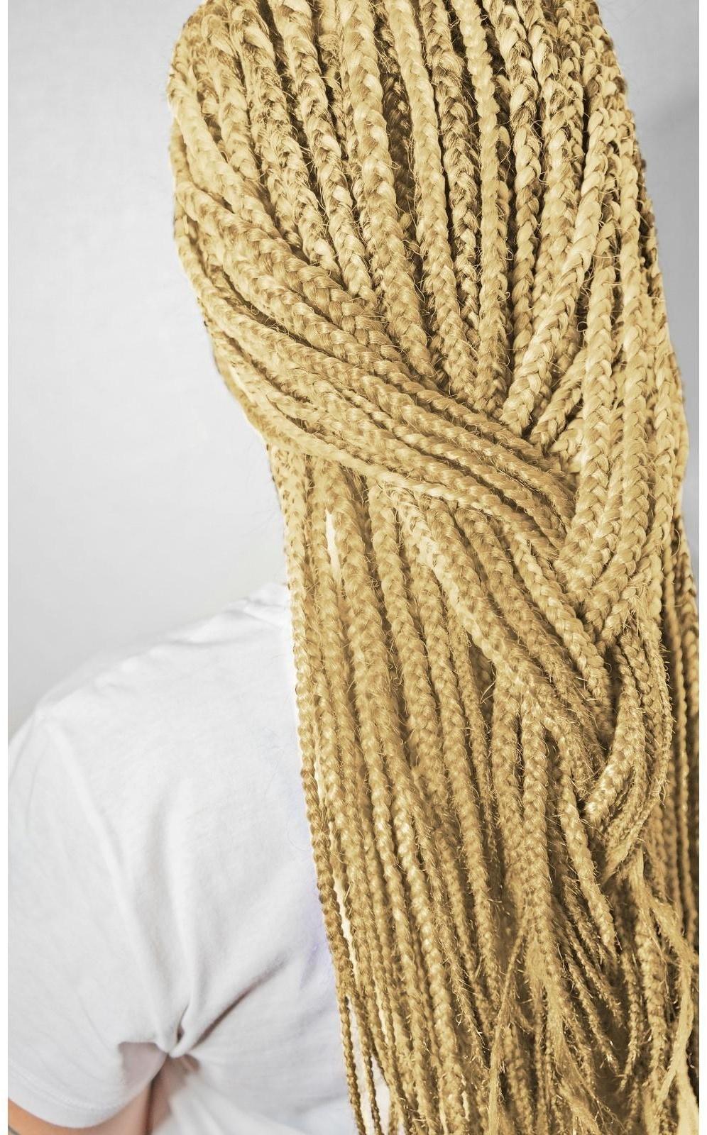 Косы для афрорезинок, 60 см, 15 прядей (CE), цвет белый(#613)