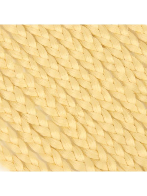 Косы для афрорезинок, 60 см, 15 прядей (CE), цвет белый(#613)