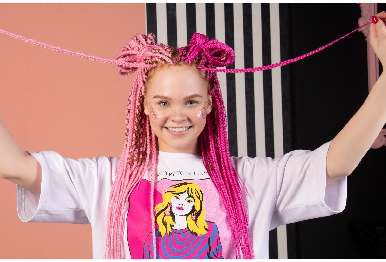 Косы для афрорезинок, 60 см, 15 прядей (CE), цвет жёлтый(#YELLOW)