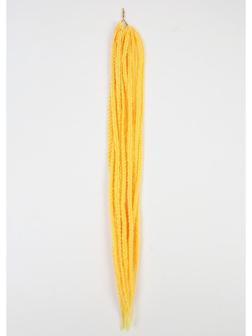 Косы для афрорезинок, 60 см, 15 прядей (CE), цвет жёлтый(#YELLOW)