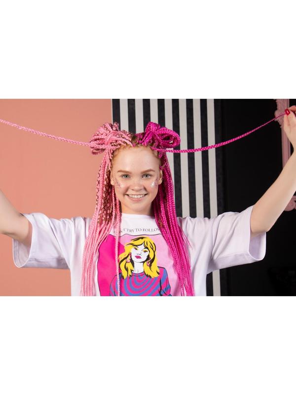 Косы для афрорезинок, 60 см, 15 прядей (CE), цвет жёлтый(#YELLOW)