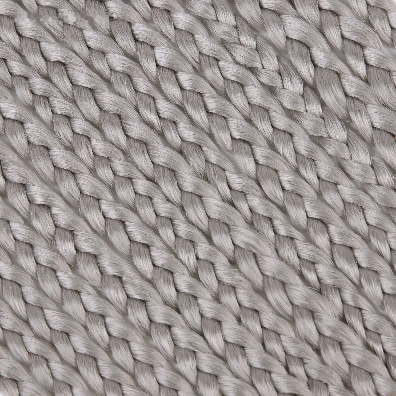 Косы для афрорезинок, 60 см, 15 прядей (CE), цвет пепельно-серый(#GRAY)