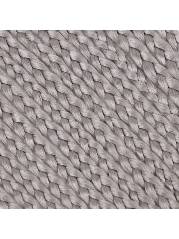 Косы для афрорезинок, 60 см, 15 прядей (CE), цвет пепельно-серый(#GRAY)