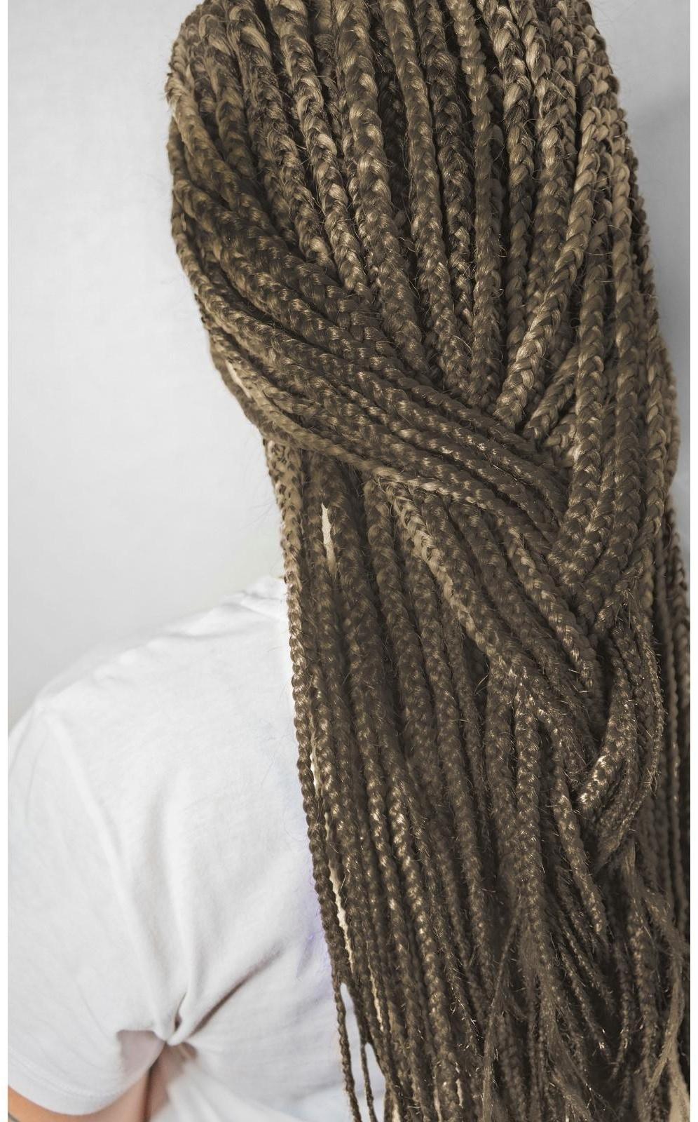 Косы для афрорезинок, 60 см, 15 прядей (CE), цвет тёмно-серый(#171)