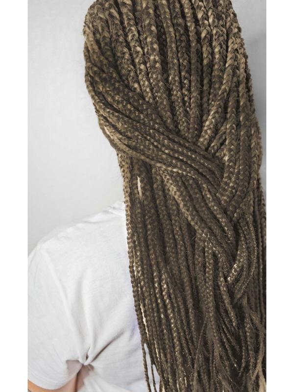 Косы для афрорезинок, 60 см, 15 прядей (CE), цвет тёмно-серый(#171)