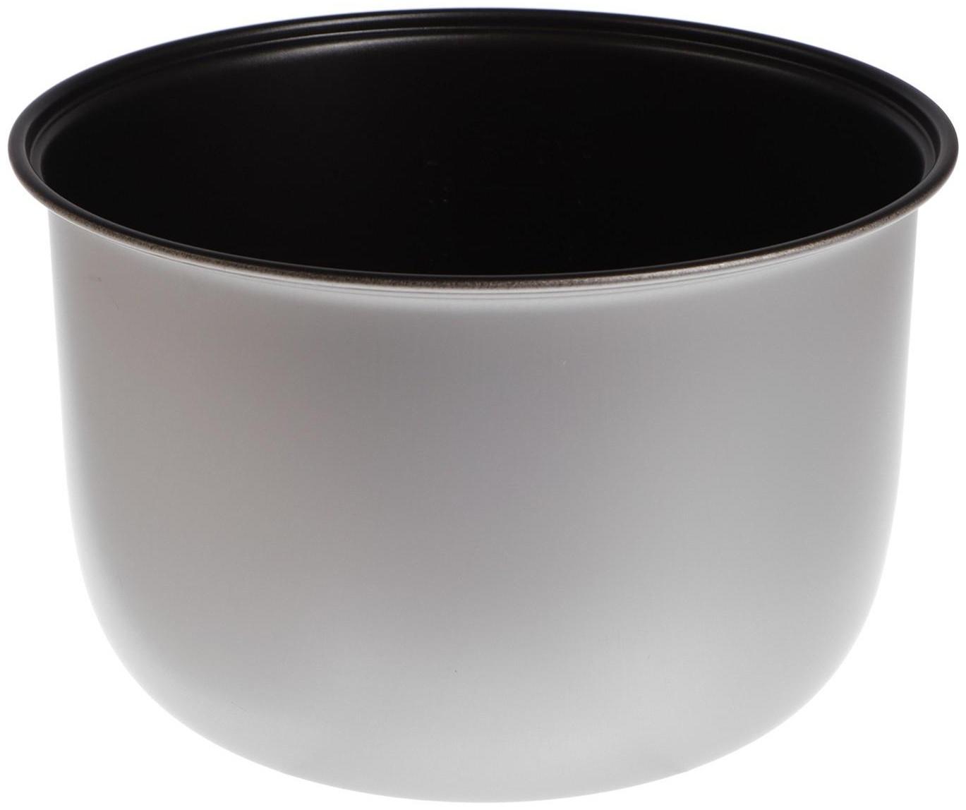 Чаша для мультиварки Luazon , универсальная, 5 л, антипригарная, серая