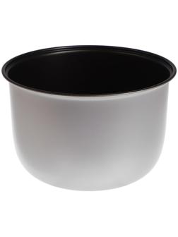 Чаша для мультиварки Luazon , универсальная, 5 л, антипригарная, серая