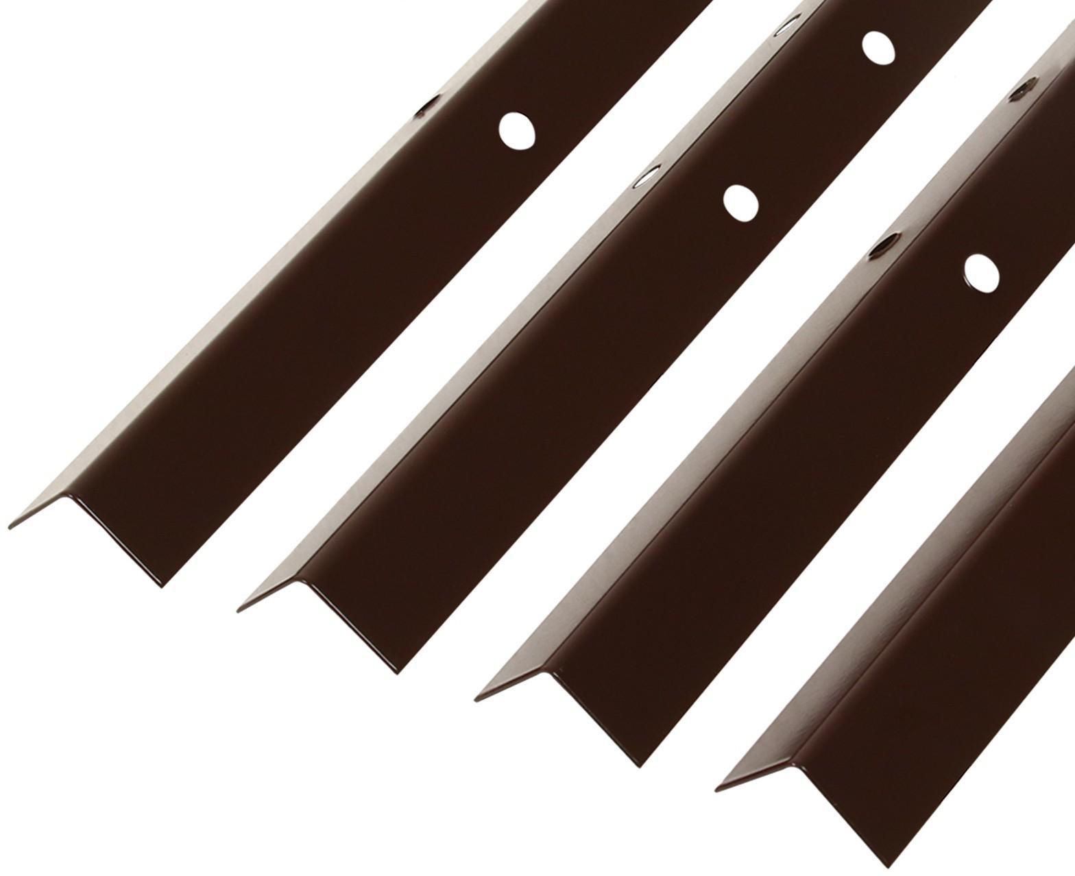 Набор ножек для грядки, 4 шт., коричневые, Greengo