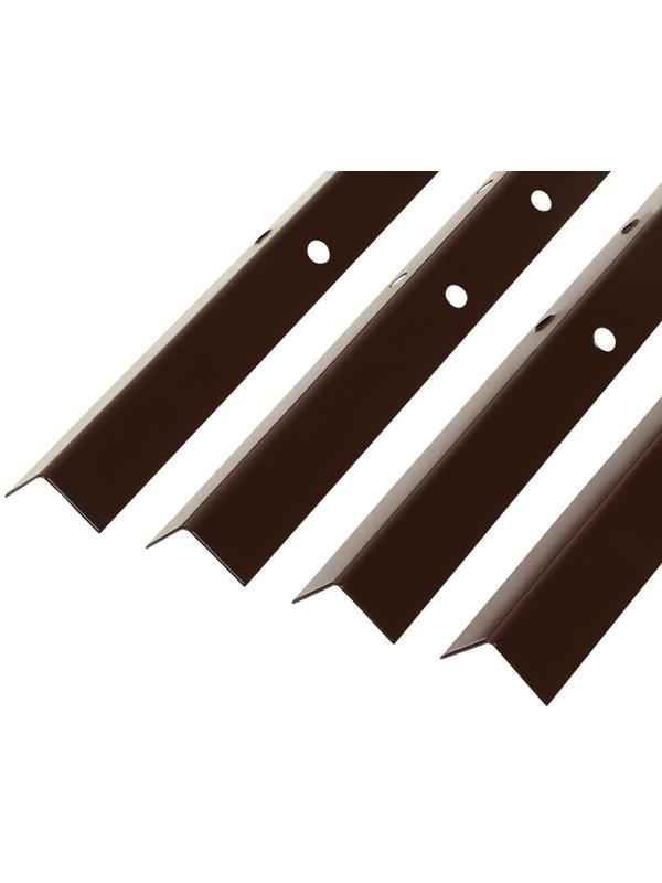 Набор ножек для грядки, 4 шт., коричневые, Greengo