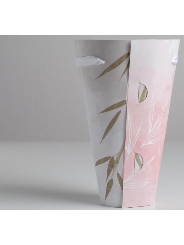 Переноска круглая на лентах «You are beautiful», 15 × 23.3 × 7.5 см, Ø 15 см