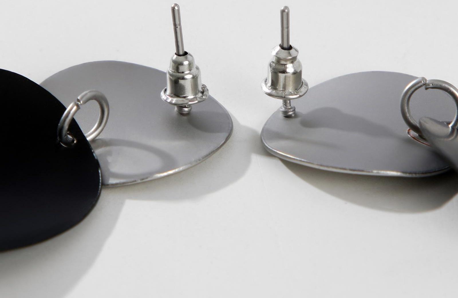 Серьги металл 