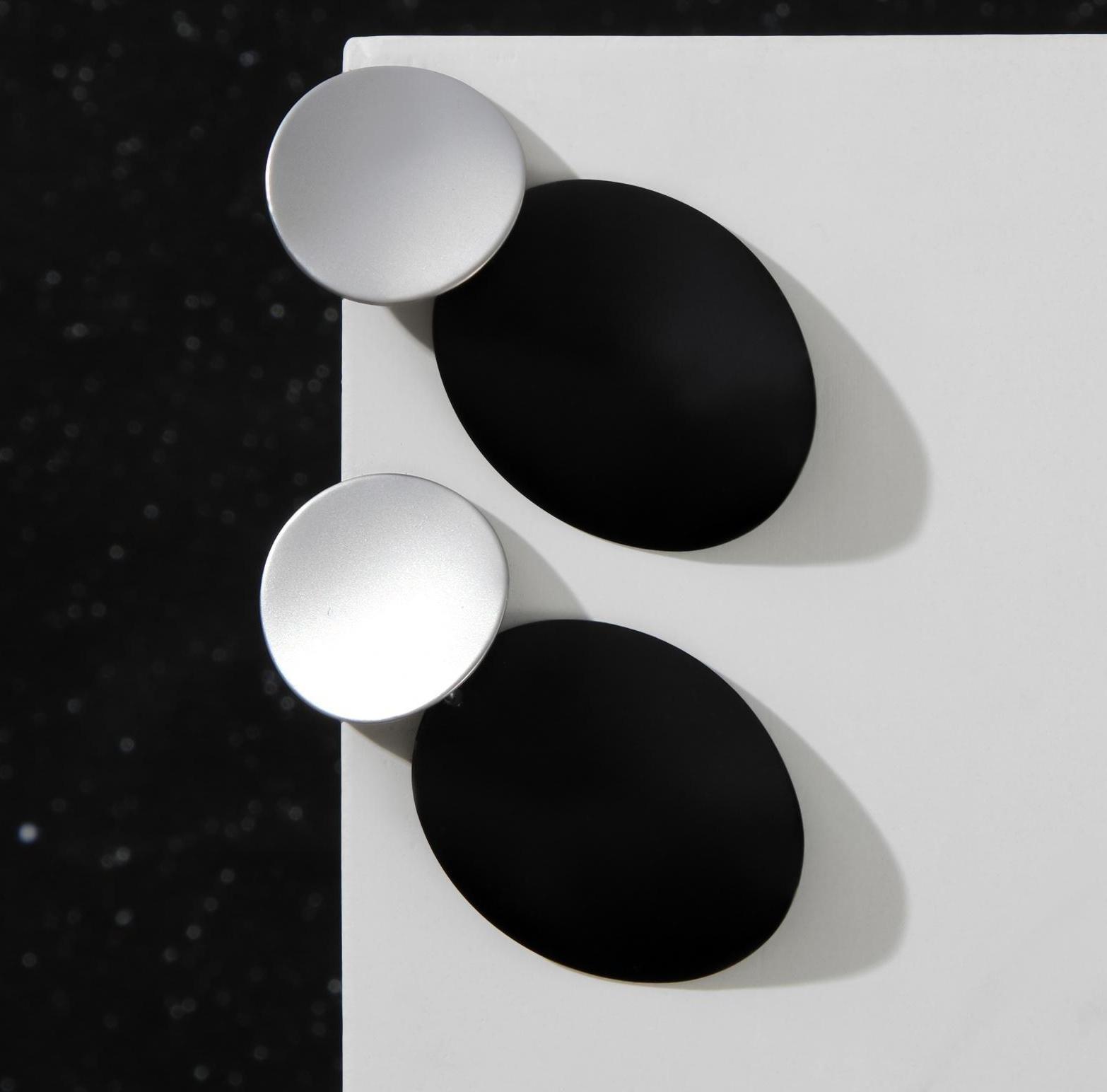 Серьги металл 