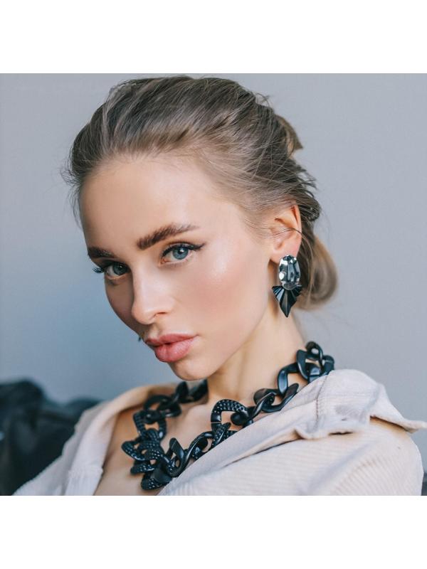 Серьги металл 