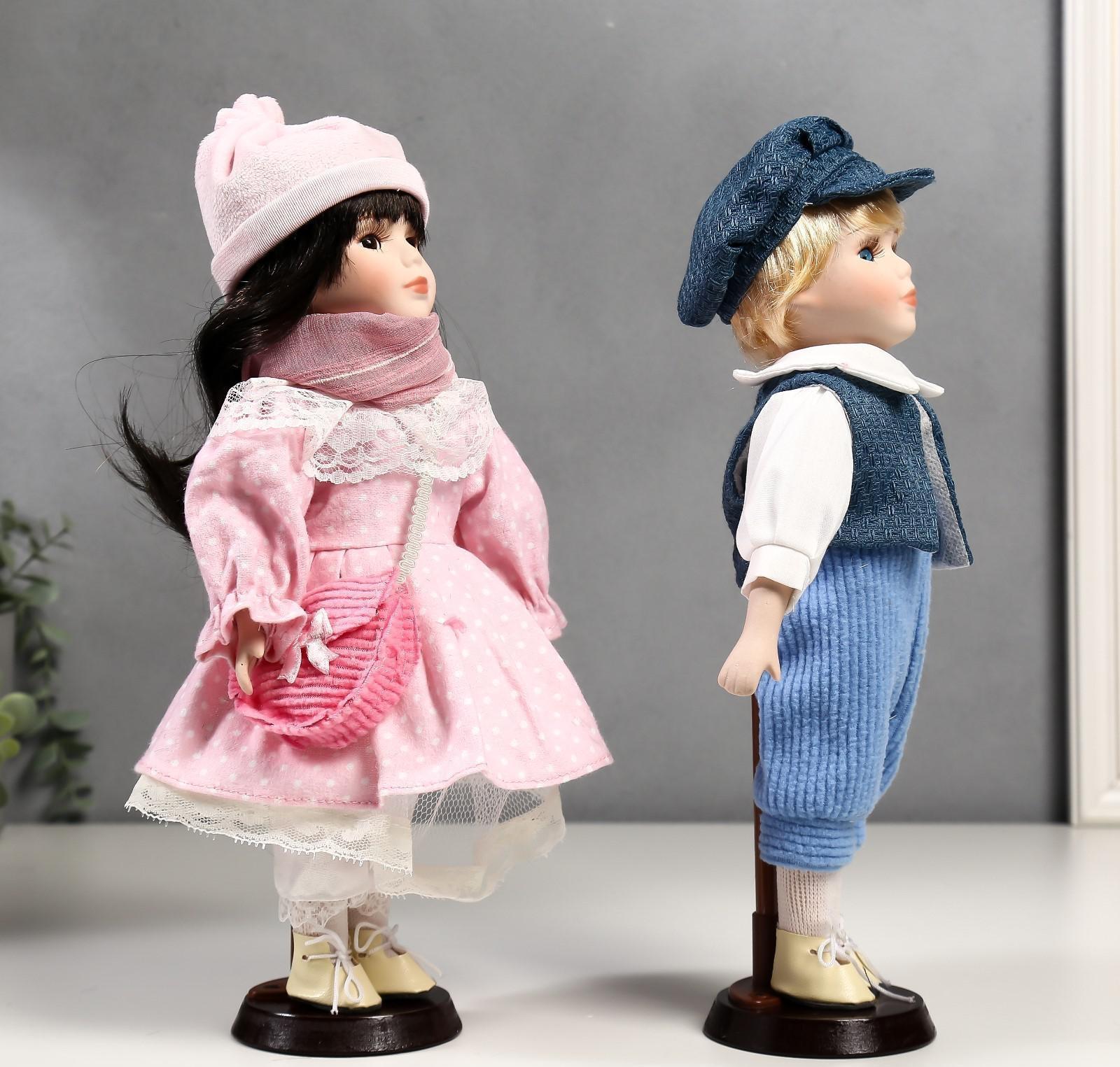 Кукла коллекционная парочка набор 2 шт 