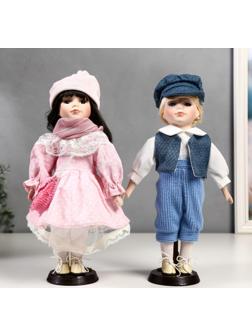 Кукла коллекционная парочка набор 2 шт 