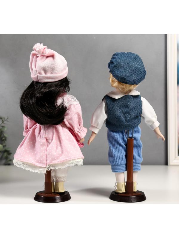Кукла коллекционная парочка набор 2 шт 