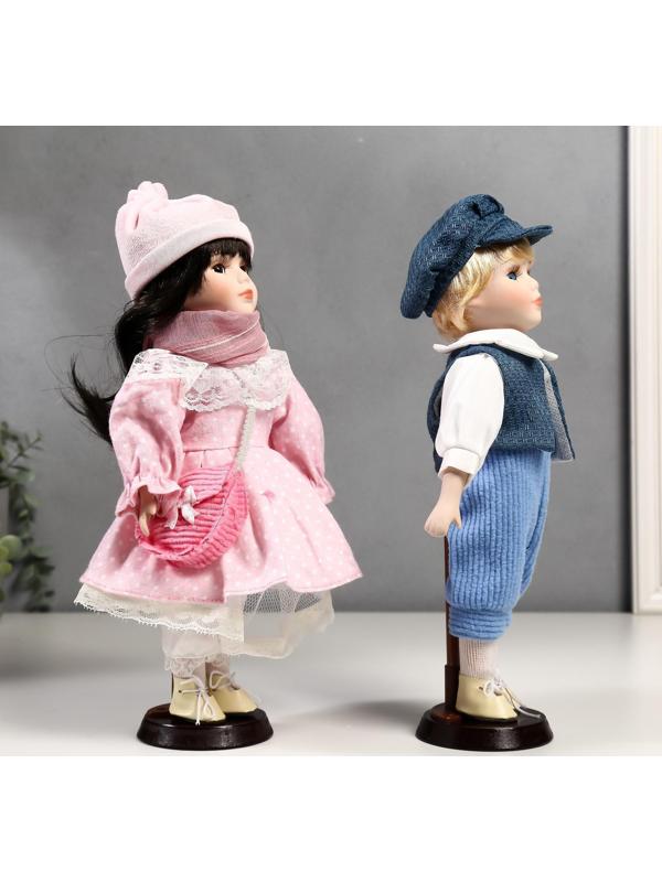 Кукла коллекционная парочка набор 2 шт 