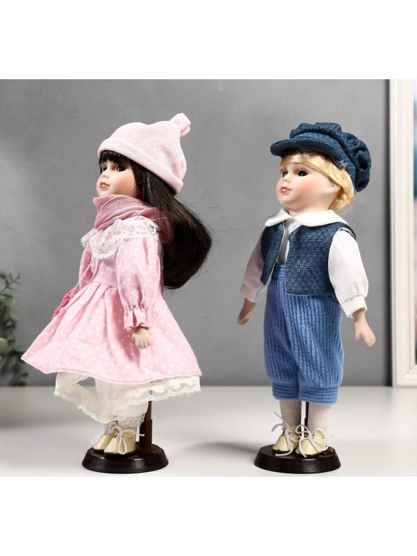 Кукла коллекционная парочка набор 2 шт 