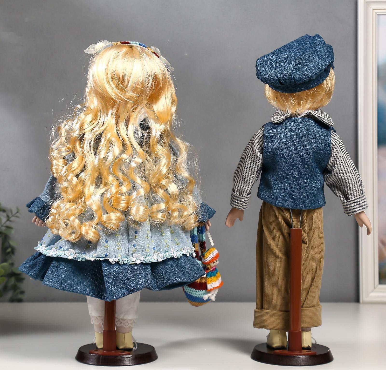 Кукла коллекционная парочка набор 2 шт 