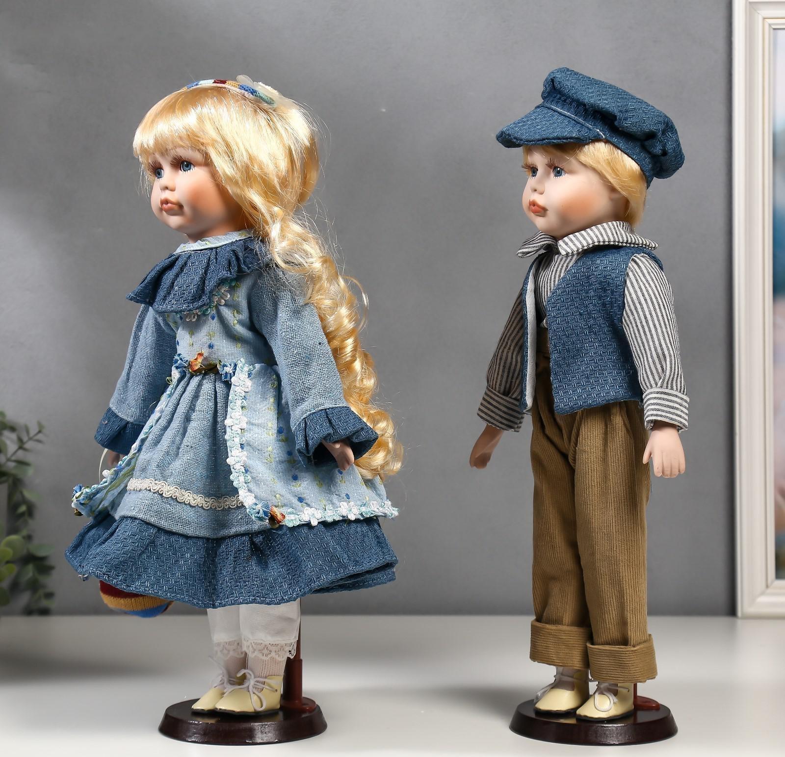 Кукла коллекционная парочка набор 2 шт 