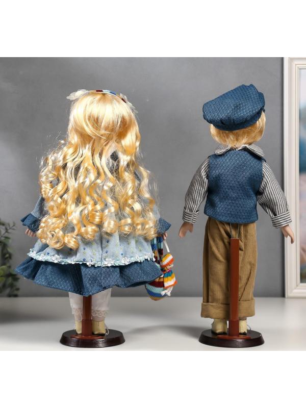 Кукла коллекционная парочка набор 2 шт 