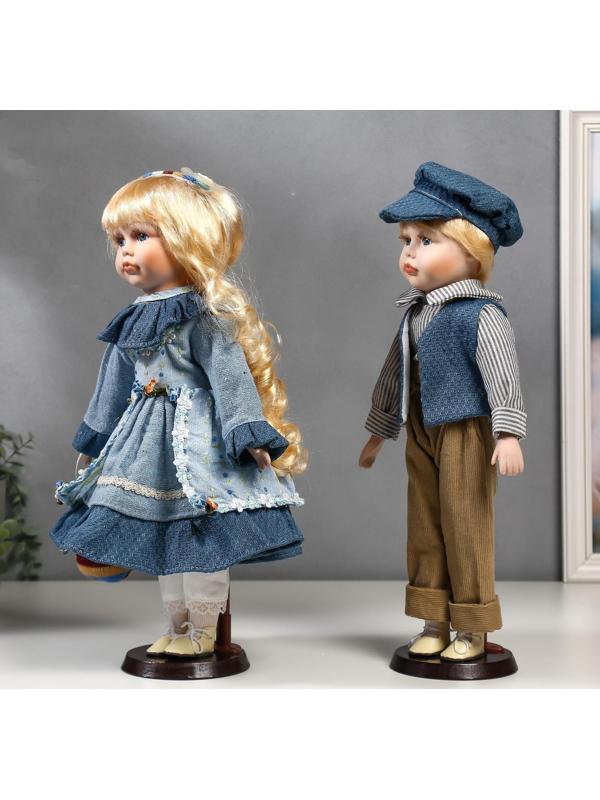 Кукла коллекционная парочка набор 2 шт 