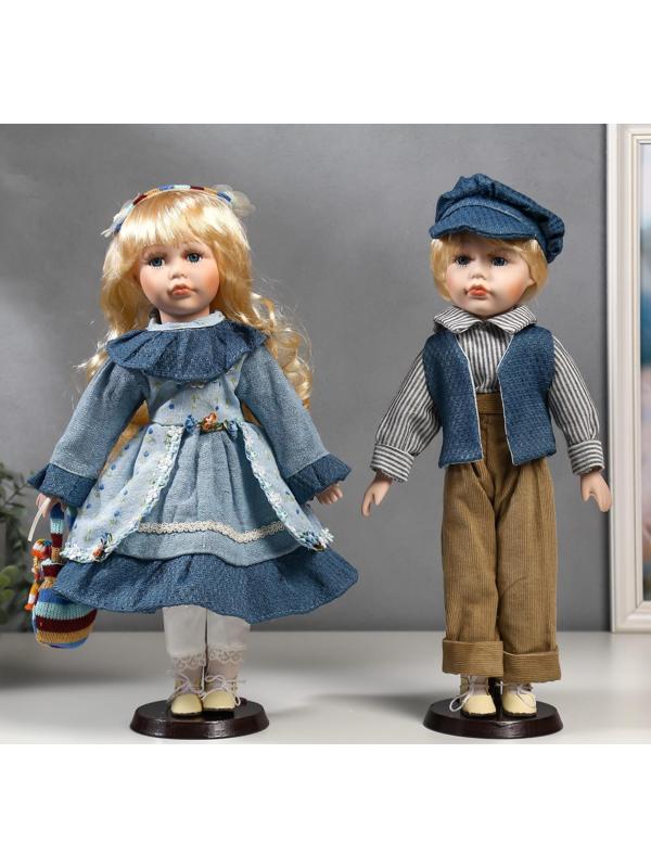 Кукла коллекционная парочка набор 2 шт 