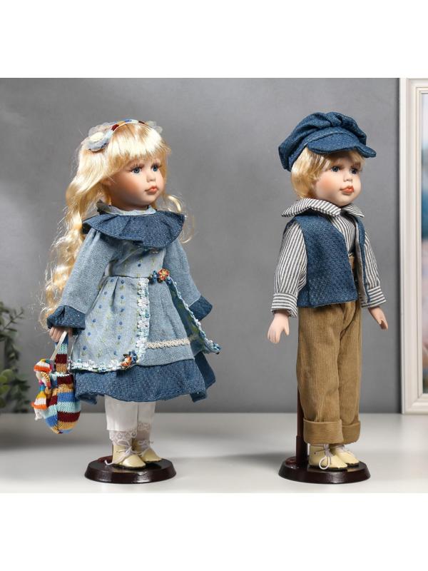 Кукла коллекционная парочка набор 2 шт 