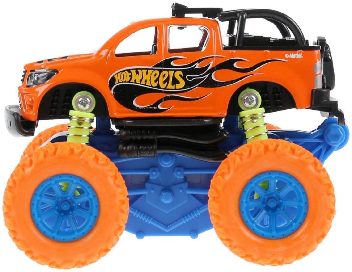 Машина металлическая «Hot Wheels внедорожник» 12 см, инерция, подвеска, световые и звуковые эффекты