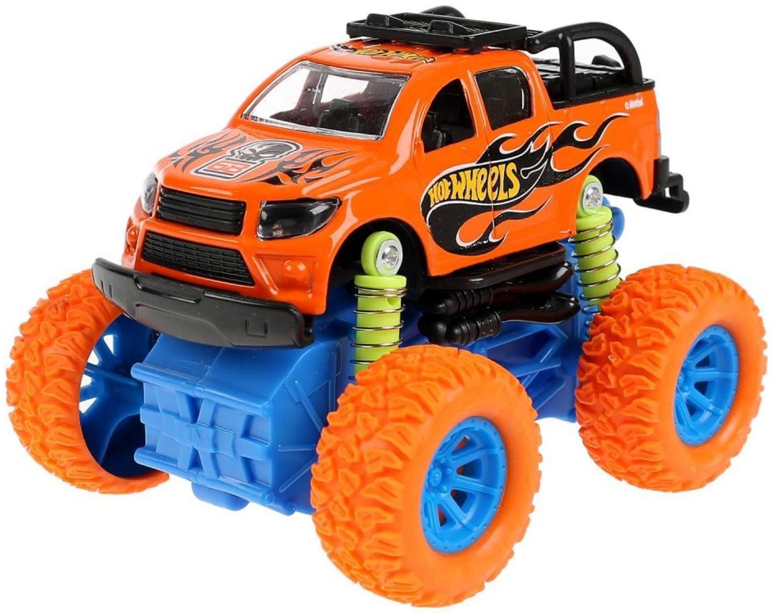 Машина металлическая «Hot Wheels внедорожник» 12 см, инерция, подвеска, световые и звуковые эффекты