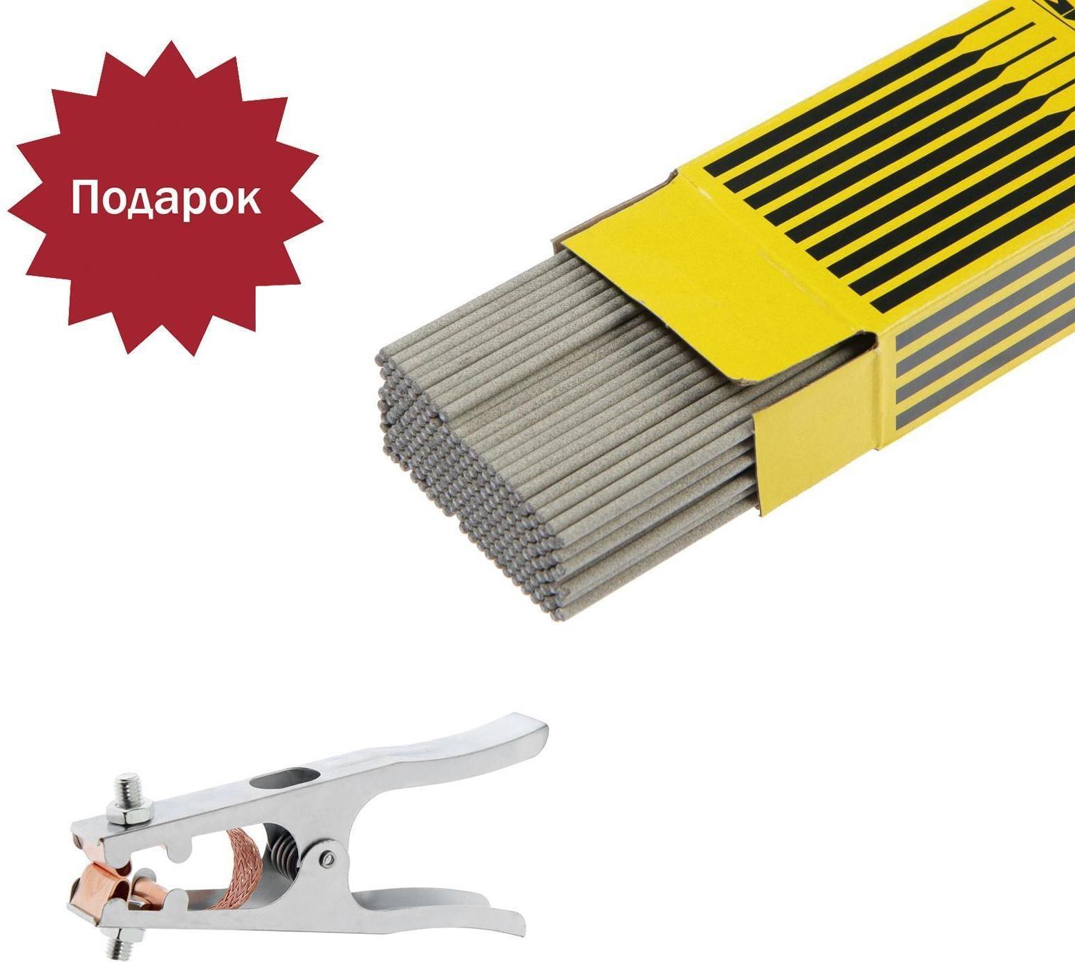 Электроды ESAB ОК 46, d=3 мм, 350 мм, 2.5 кг + ПОДАРОК