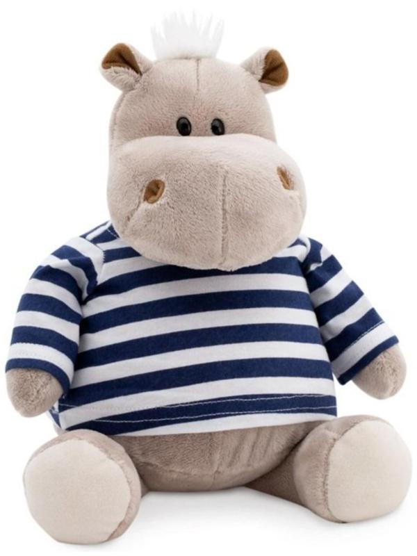 Мягкая игрушка «Бегемот: В тельняшке», 20 см