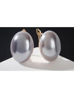 Серьги с жемчугом 