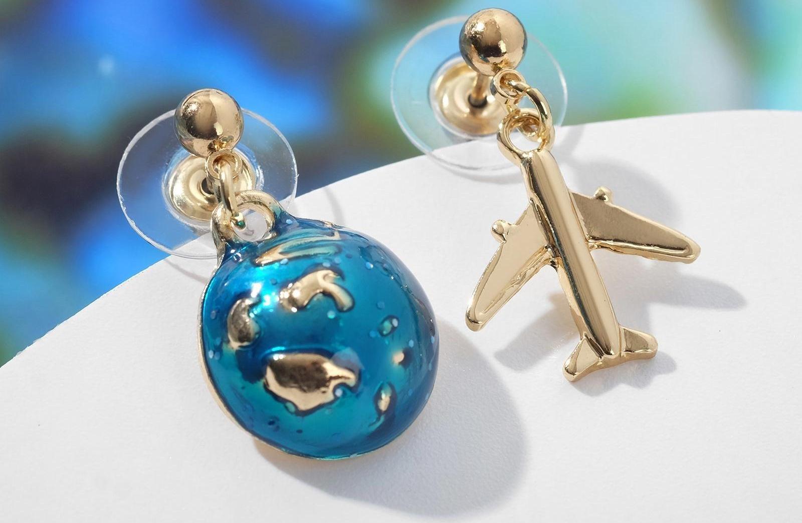 Серьги эмаль 