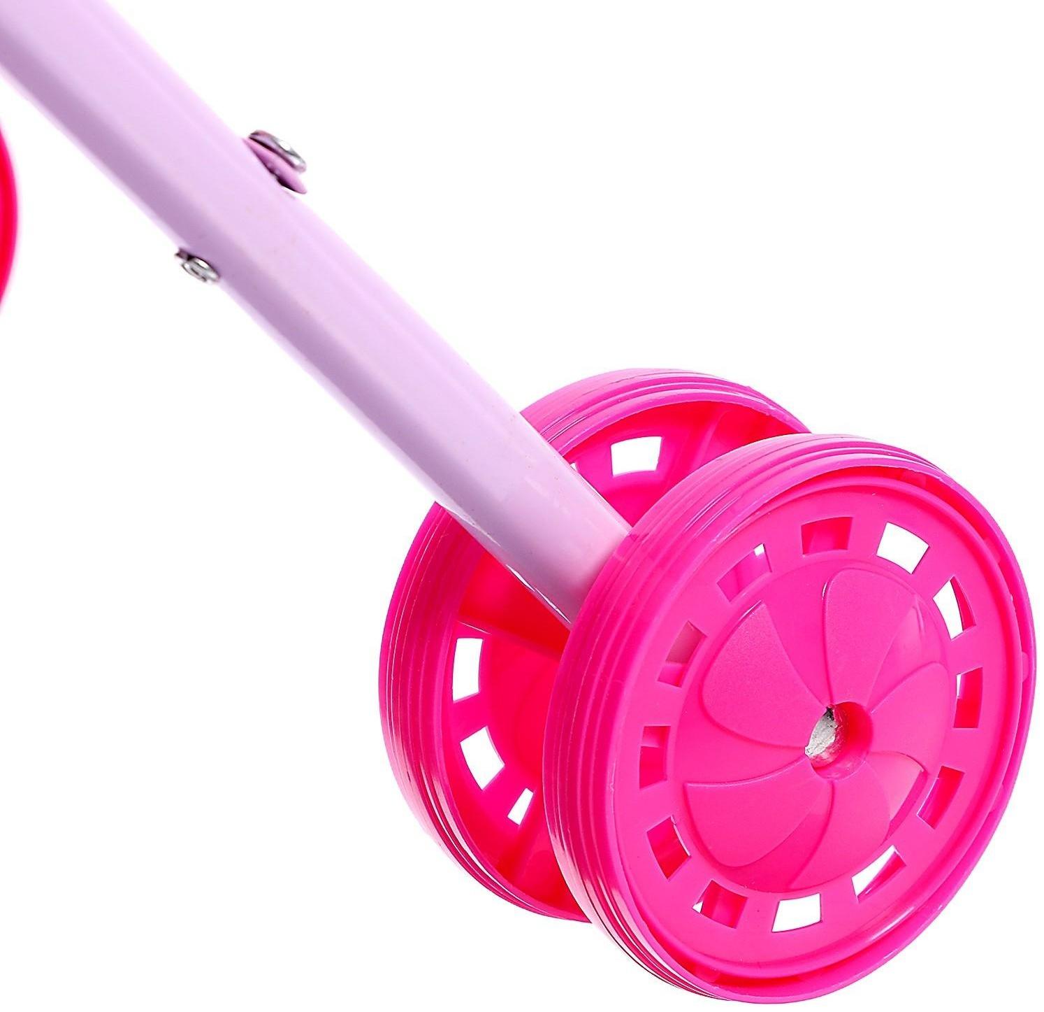 Коляска универсальная для кукол, со светом, металлический каркас