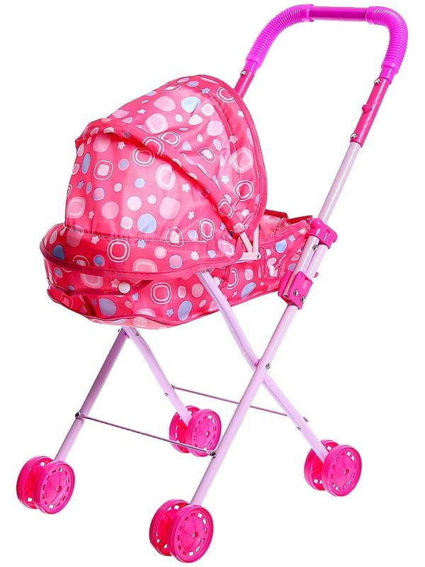 Коляска универсальная для кукол, со светом, металлический каркас