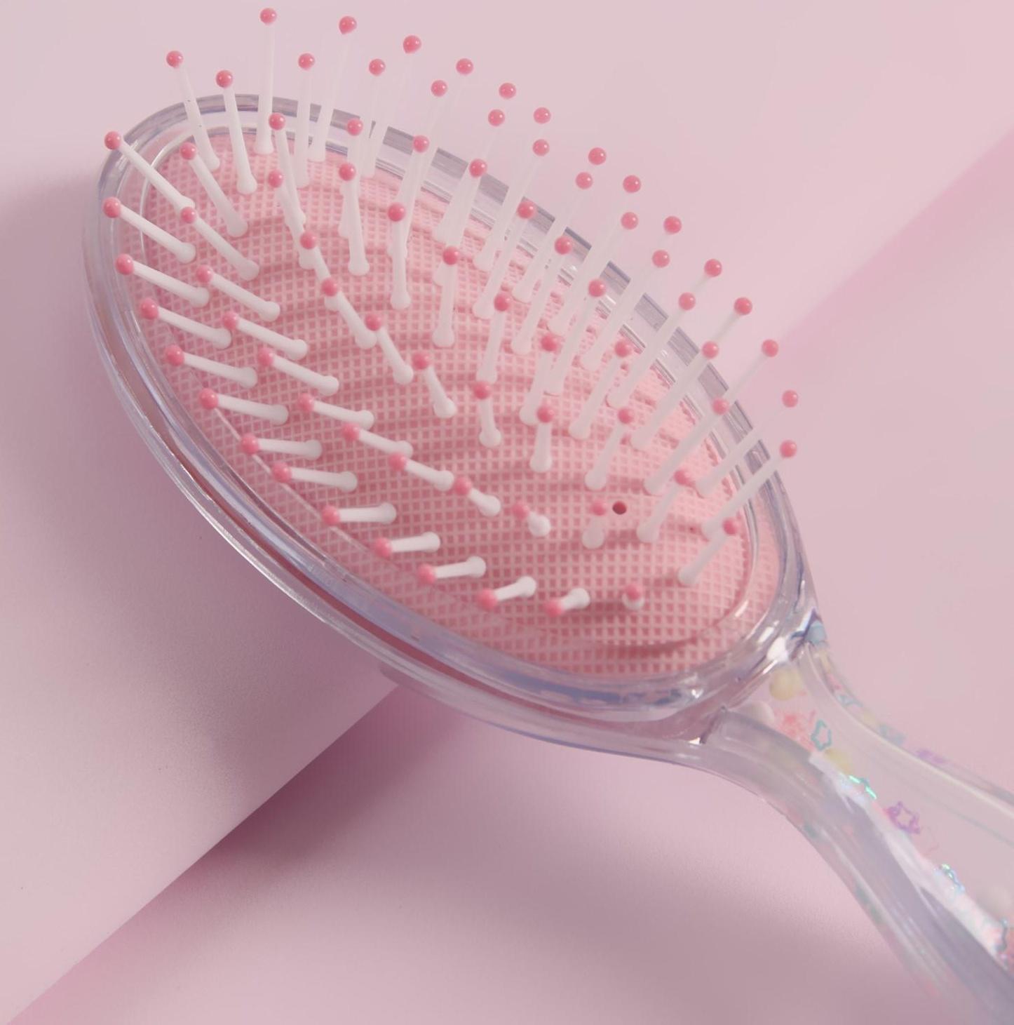 Расчёска-шейкер «Super Girls», 5 × 18 см, рисунок МИКС