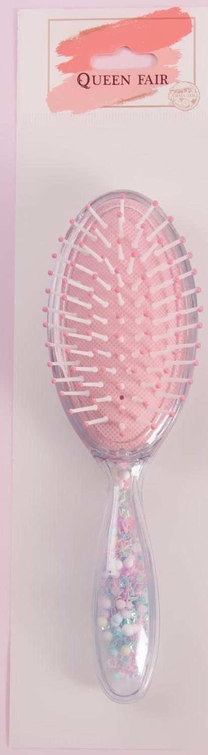 Расчёска-шейкер «Super Girls», 5 × 18 см, рисунок МИКС