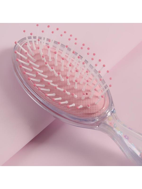 Расчёска-шейкер «Super Girls», 5 × 18 см, рисунок МИКС