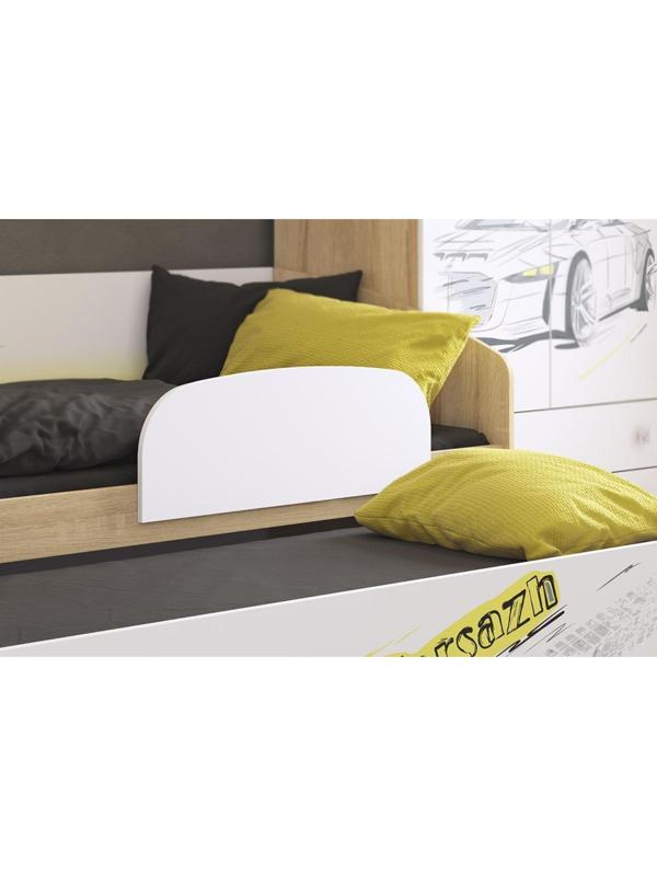 Бортик для кровати 795х37х290 белый